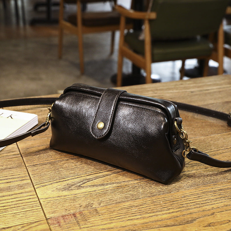 Vintage Mini Doctor Bag - Genuine Leather