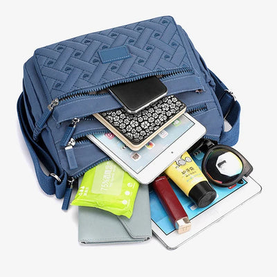 👜Lightweight Waterproof Nylon Messenger Bag – Multi Compartments🎁