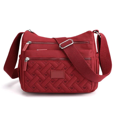 👜Lightweight Waterproof Nylon Messenger Bag – Multi Compartments🎁