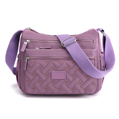 👜Lightweight Waterproof Nylon Messenger Bag – Multi Compartments🎁