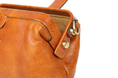 Vintage Mini Doctor Bag - Genuine Leather