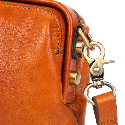 Vintage Mini Doctor Bag - Genuine Leather