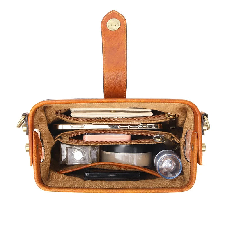 Vintage Mini Doctor Bag - Genuine Leather