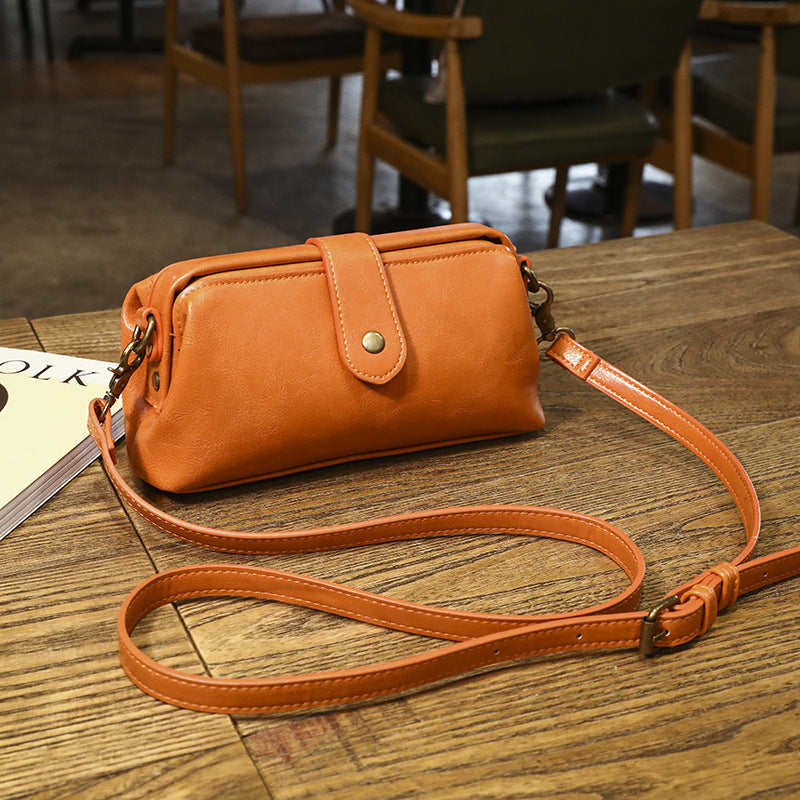 Vintage Mini Doctor Bag - Genuine Leather