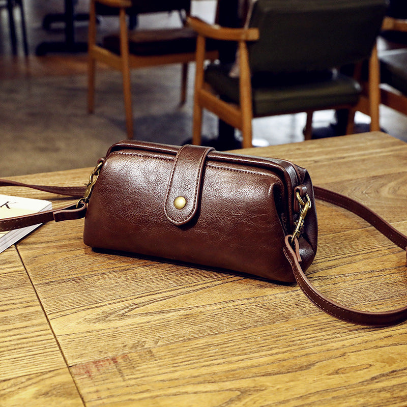 Vintage Mini Doctor Bag - Genuine Leather