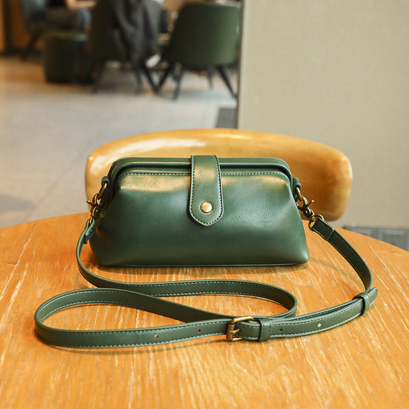 Vintage Mini Doctor Bag - Genuine Leather