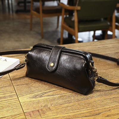 Vintage Mini Doctor Bag - Genuine Leather