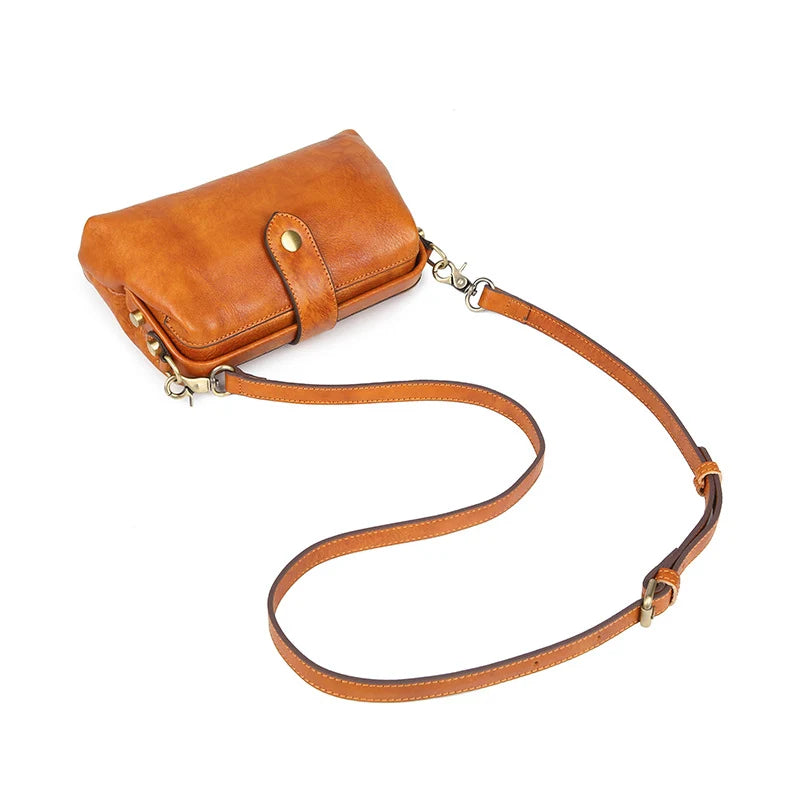 Vintage Mini Doctor Bag - Genuine Leather